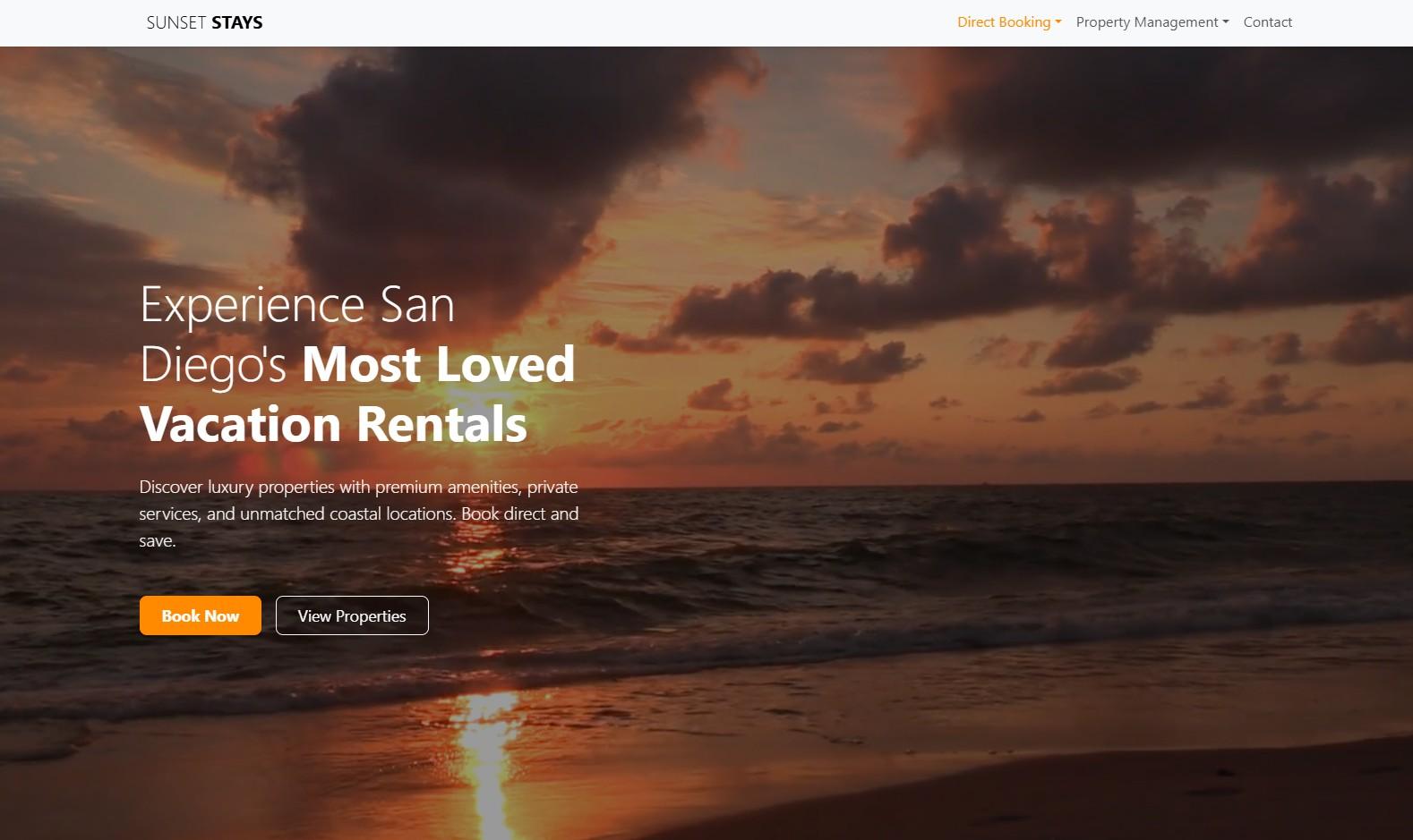 Book Sunset Stays screenshot 1